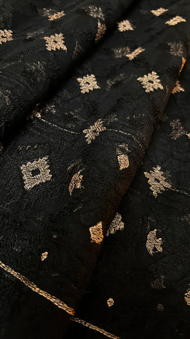 Fabareeze Black Dhakai jamdani