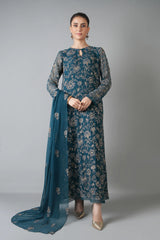 Fabareeze Teal Blue Golden Embers