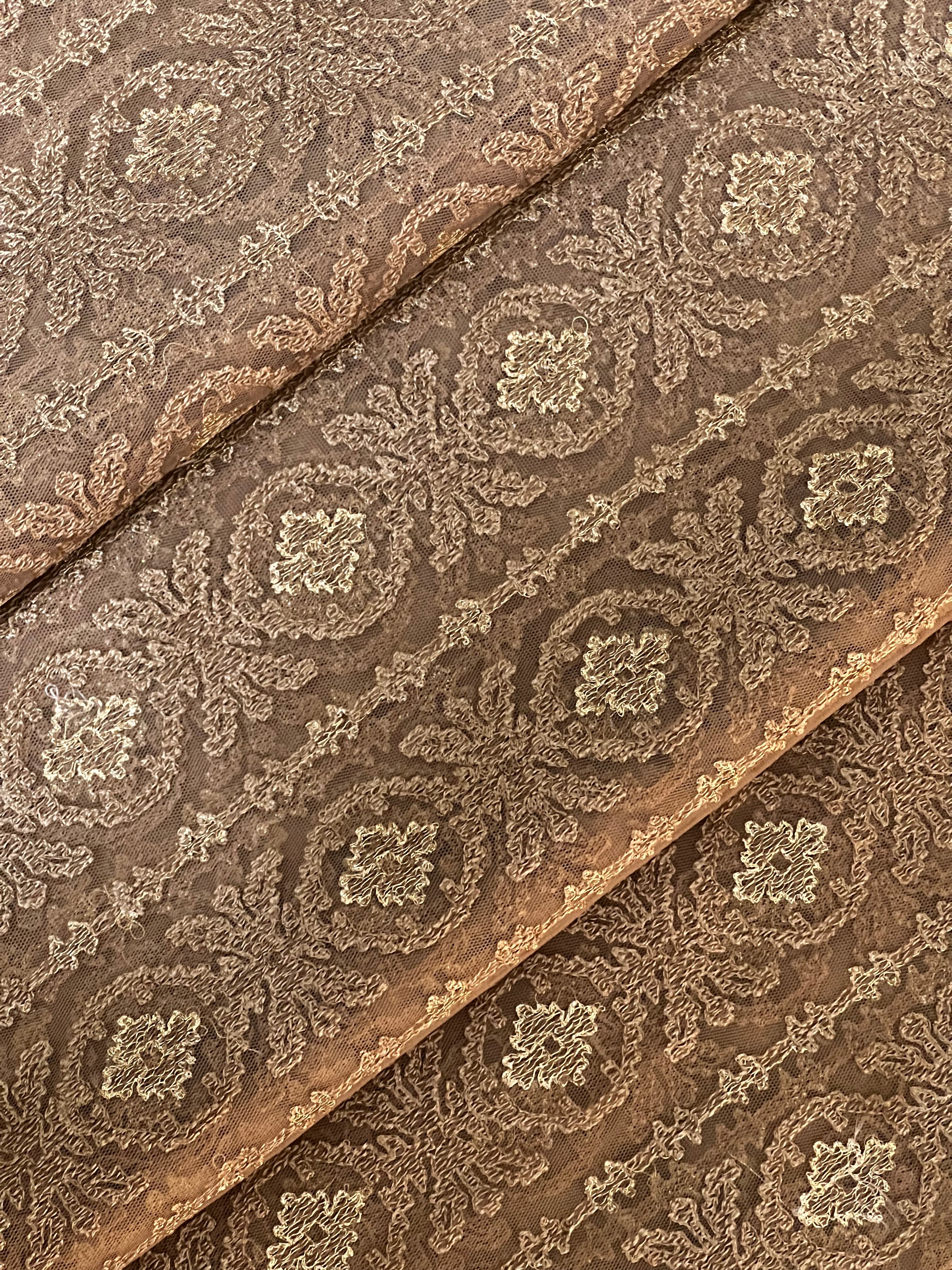Fabareeze Beige Jamdani