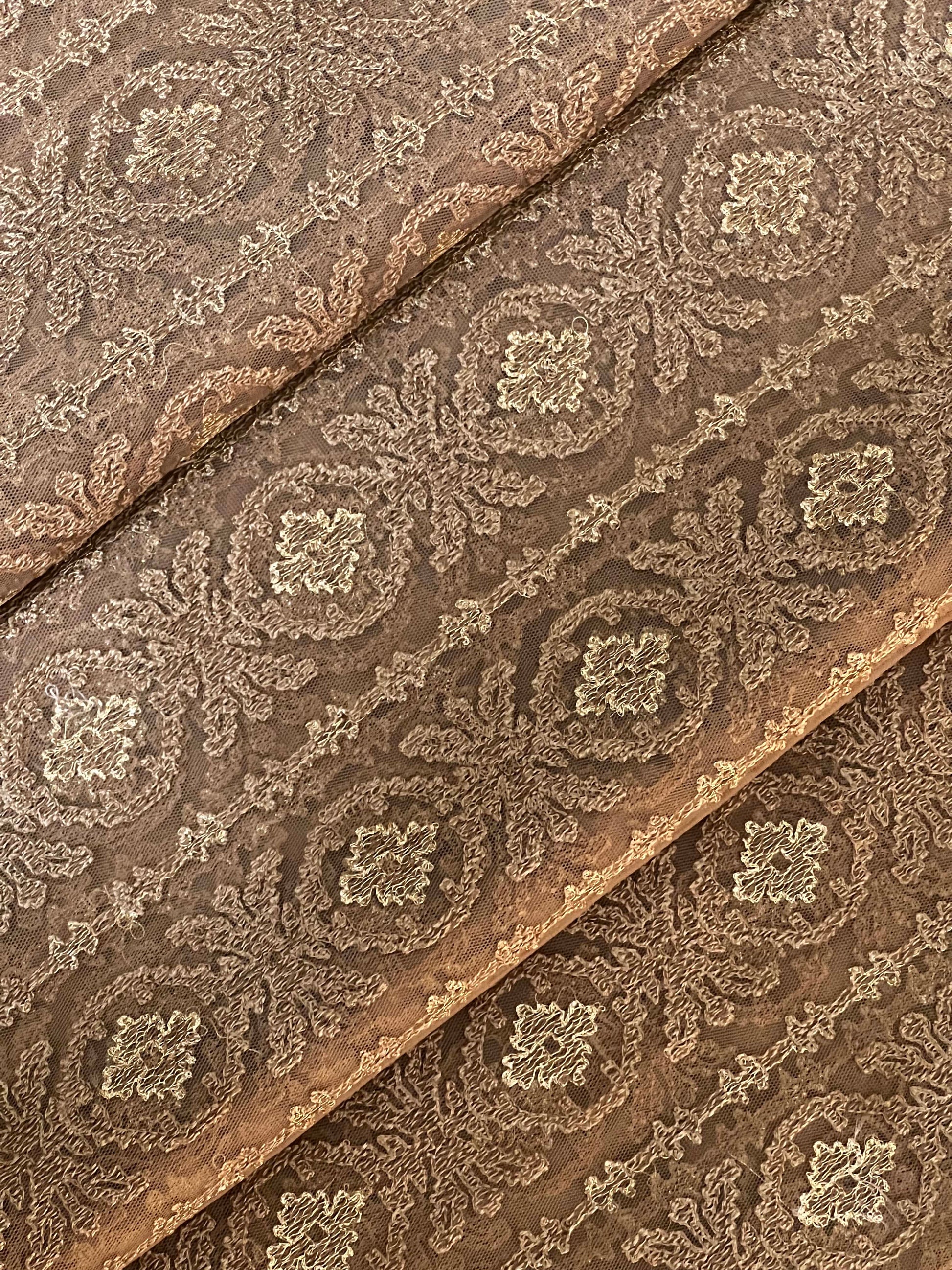 Fabareeze Beige Jamdani