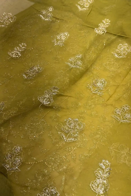 Lime Green Luxury Formal Chiffon