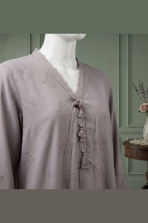 Mauve Karandi Shawl Set