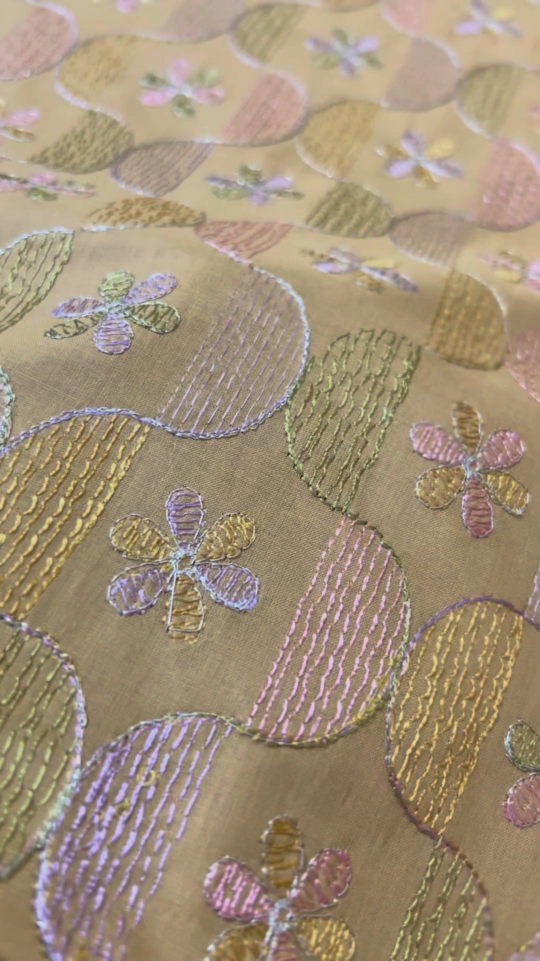 Fabareeze Orange Embroidered Lawn video