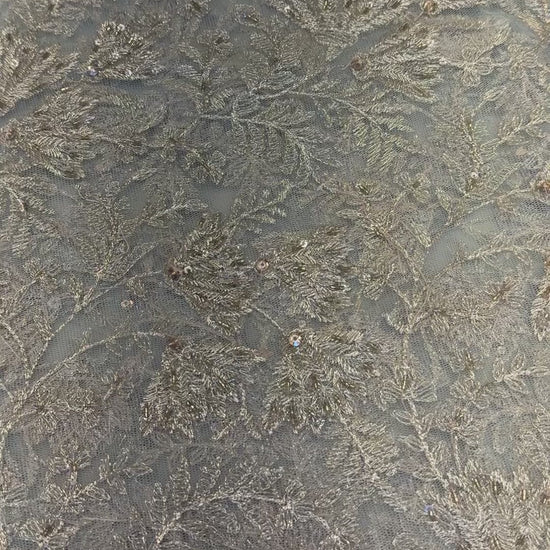 Mint Green Fancy Net Hand Embellished video