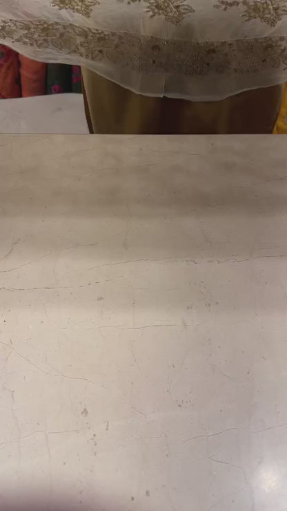 Ivory Luxury Formal Chiffon - fabric video