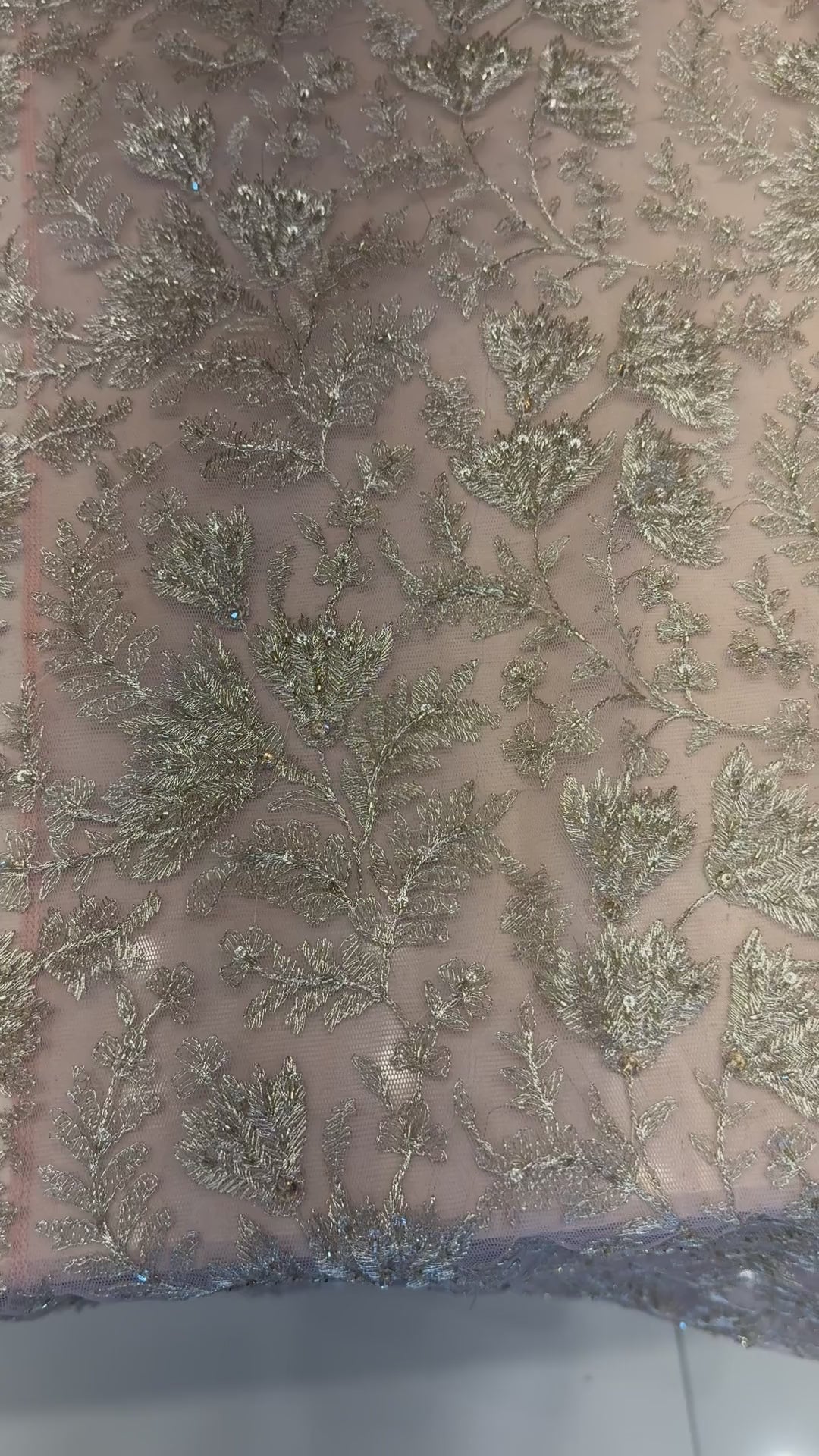 Pink Fancy Net Hand Embellished video