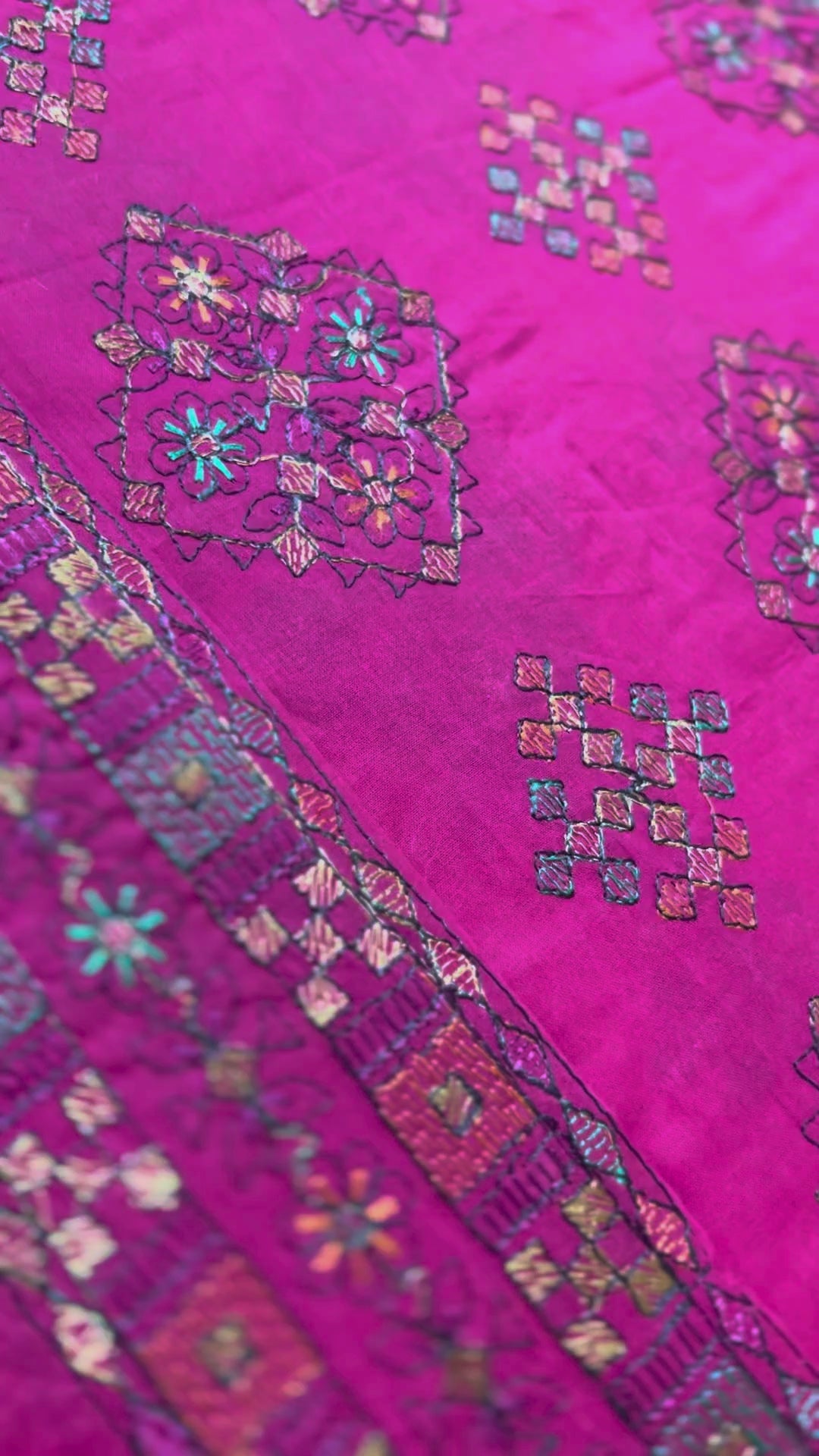 Fabareeze Fuchsia Pink Embroidered Lawn video