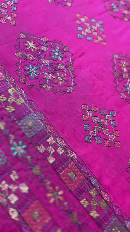 Fabareeze Fuchsia Pink Embroidered Lawn video