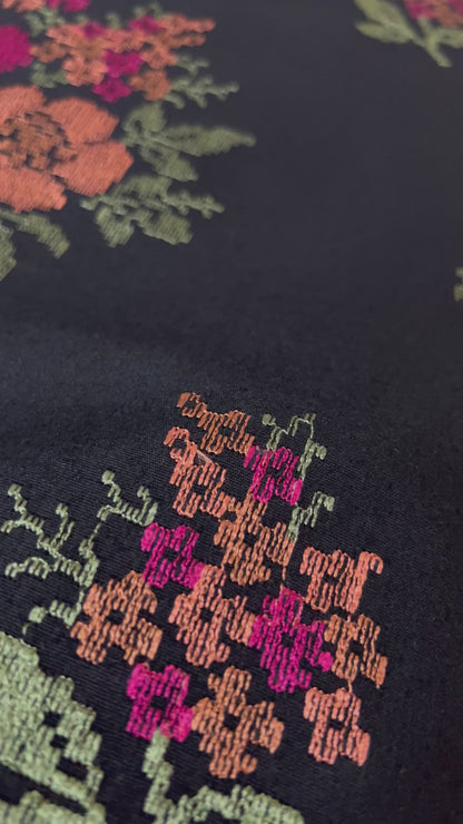 Black Cross-Stitch Karandi