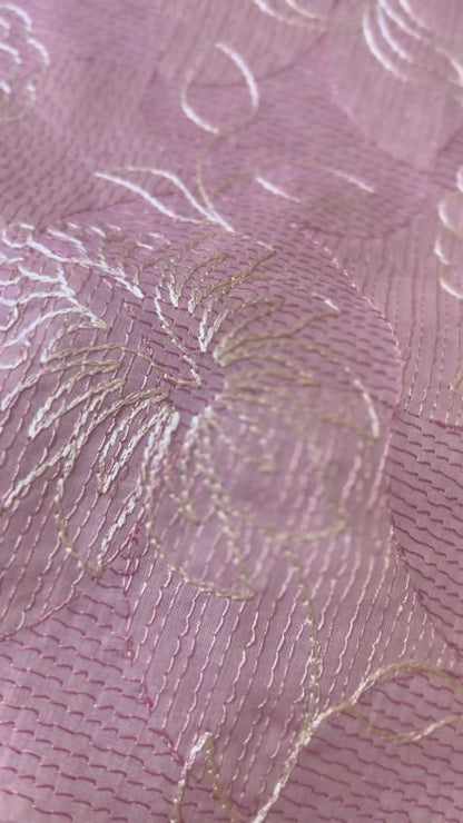 Fabareeze Powder Pink Embroidered Lawn video