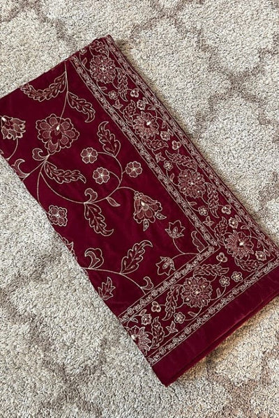 Fabareeze Maroon Star Dust Velvet