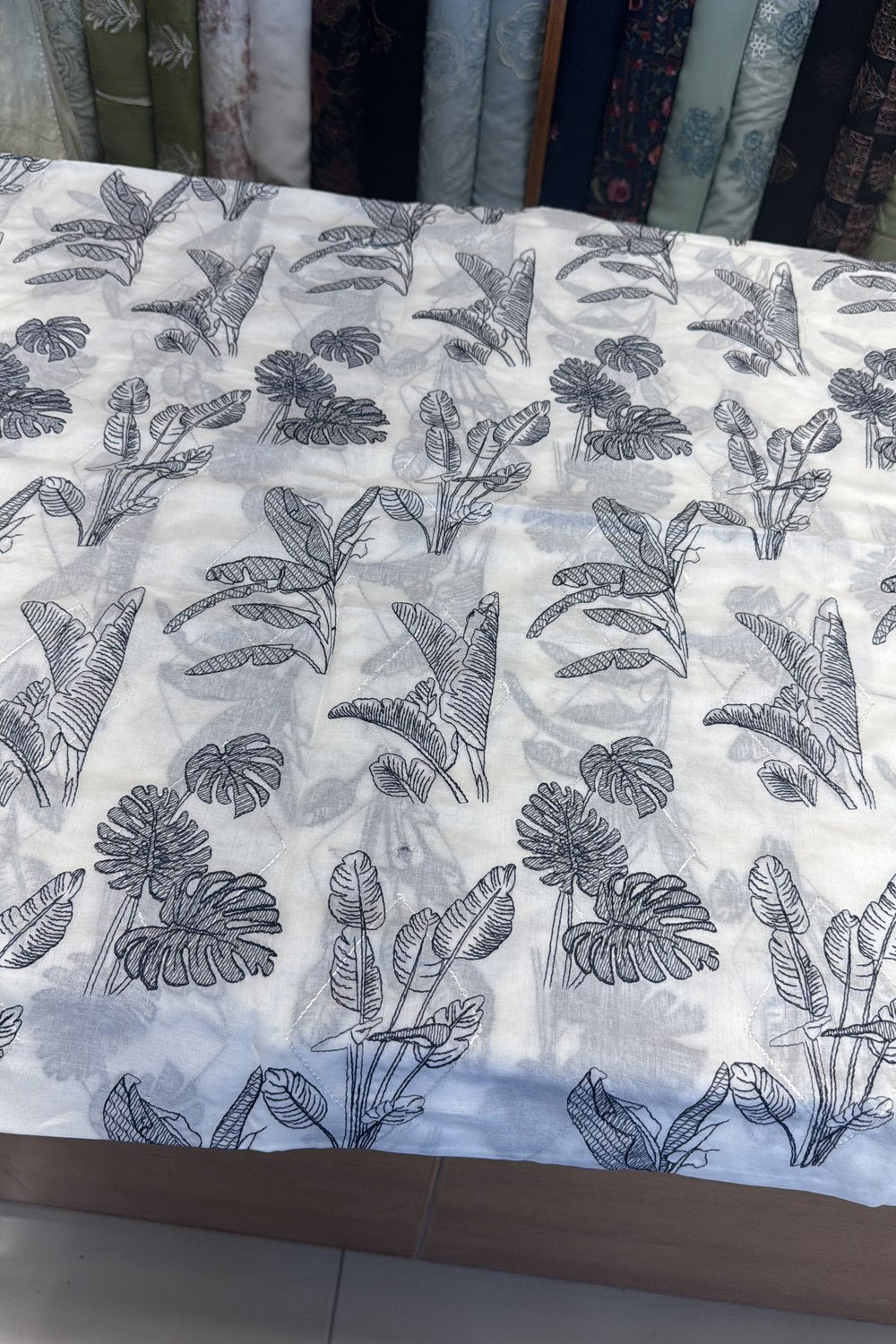 Fabareeze White Embroidered Lawn