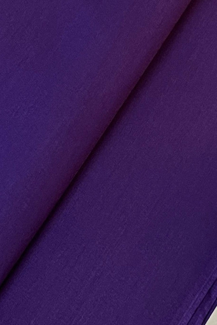 Fabareeze Purple 2 PC Plain Silk Karandi
