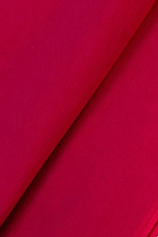 Fabareeze Red 2 PC Plain Silk Karandi